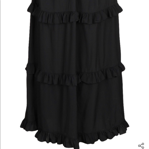 Boohoo Plus Ruffle Detail Maxi Sun Dress sz 14 NWOT - Picture 3 of 6